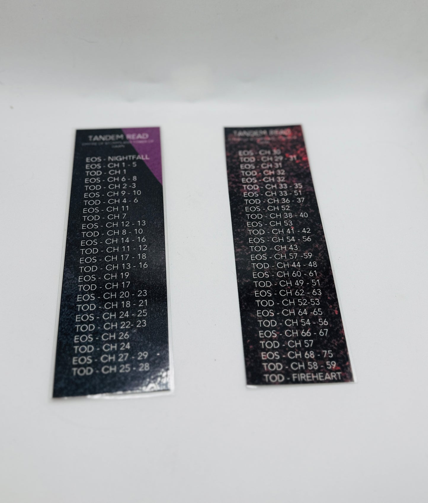 Throne of Glass Tandem Read Bookmark Set