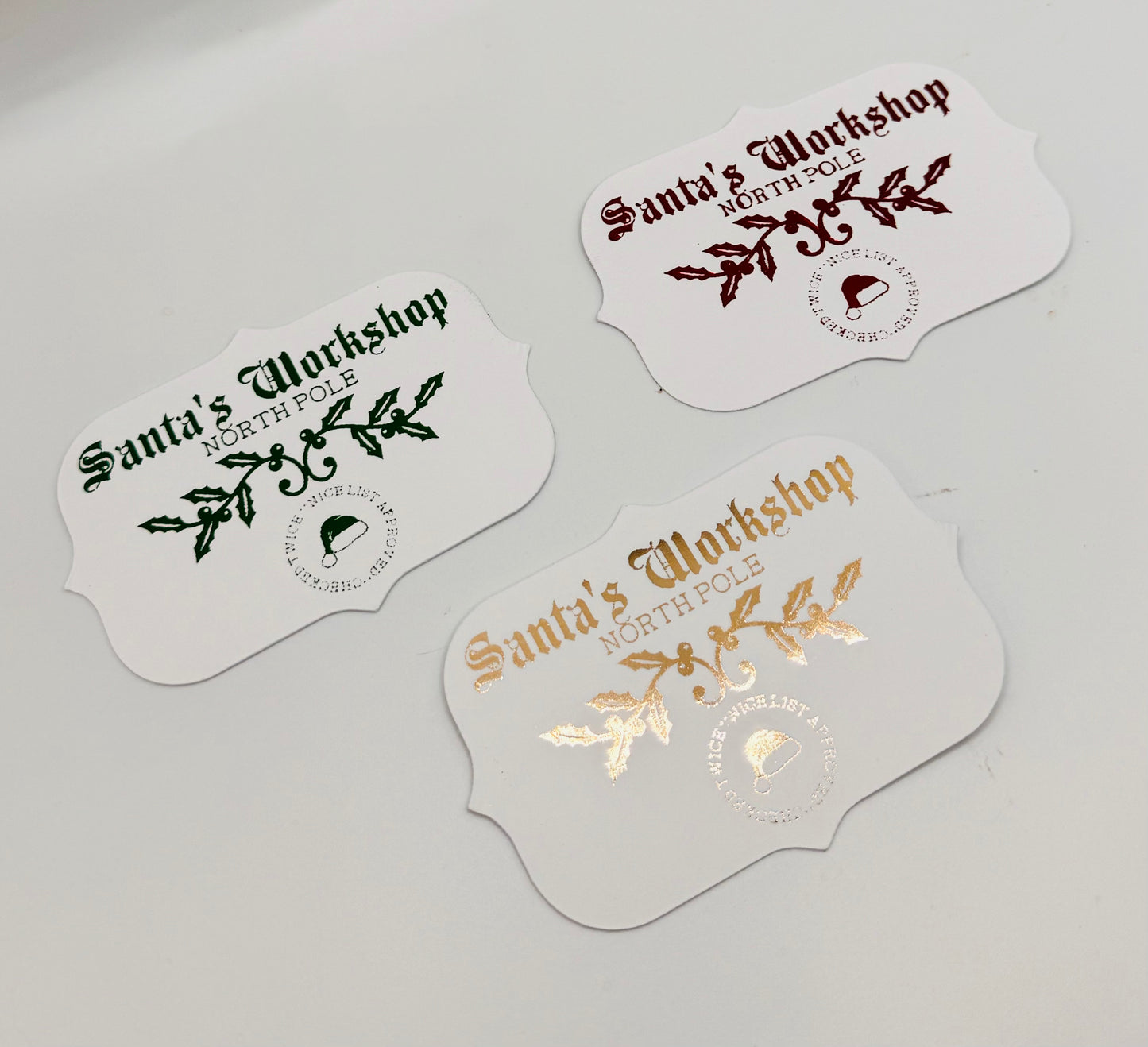 Foil Gift Tags