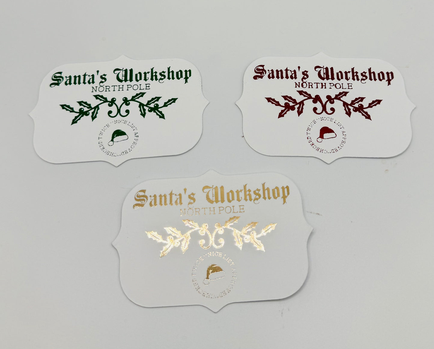 Foil Gift Tags