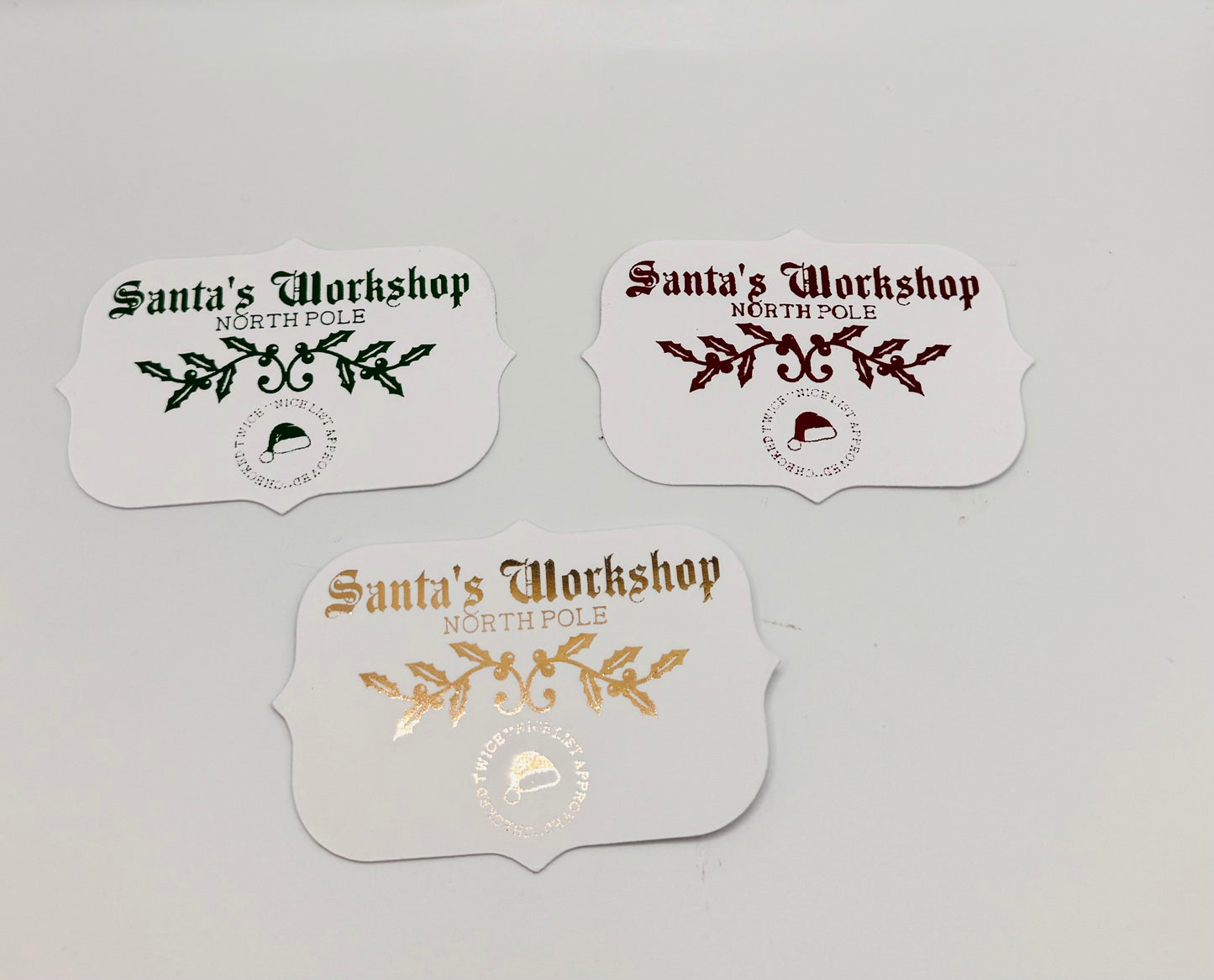 Foil Gift Tags