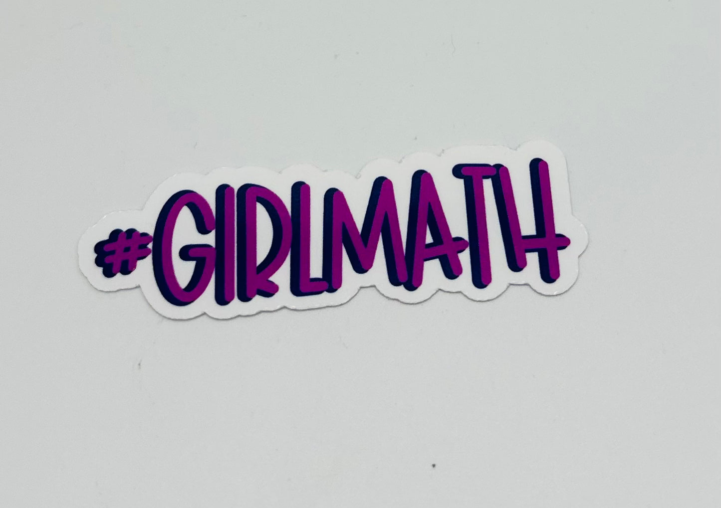 Girl Math Sticker