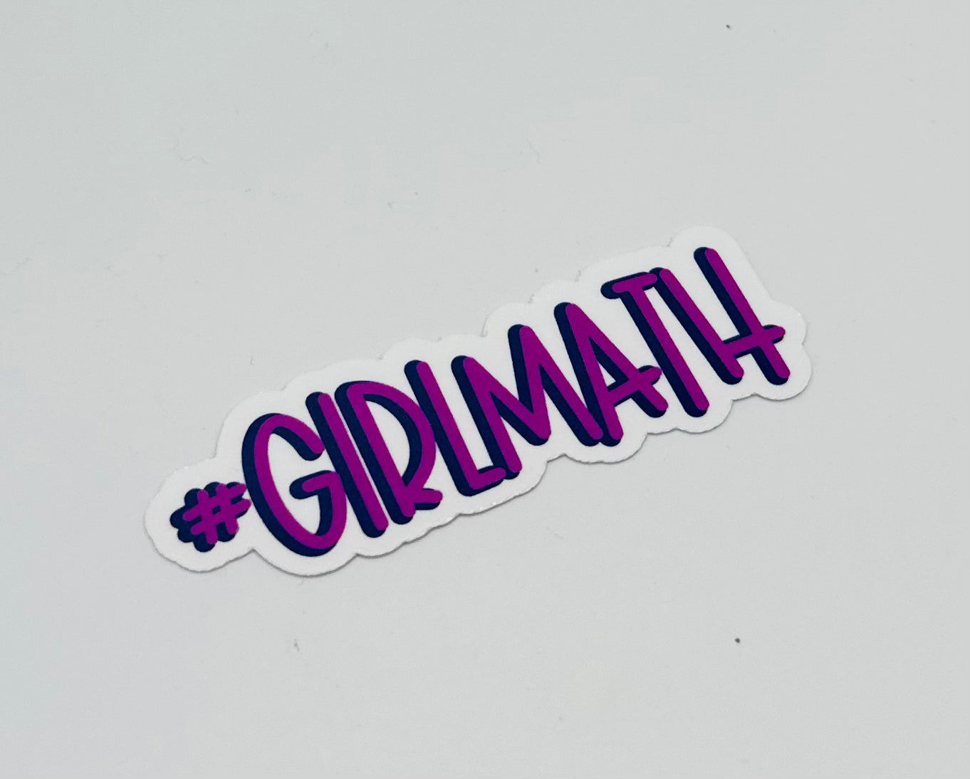 Girl Math Sticker