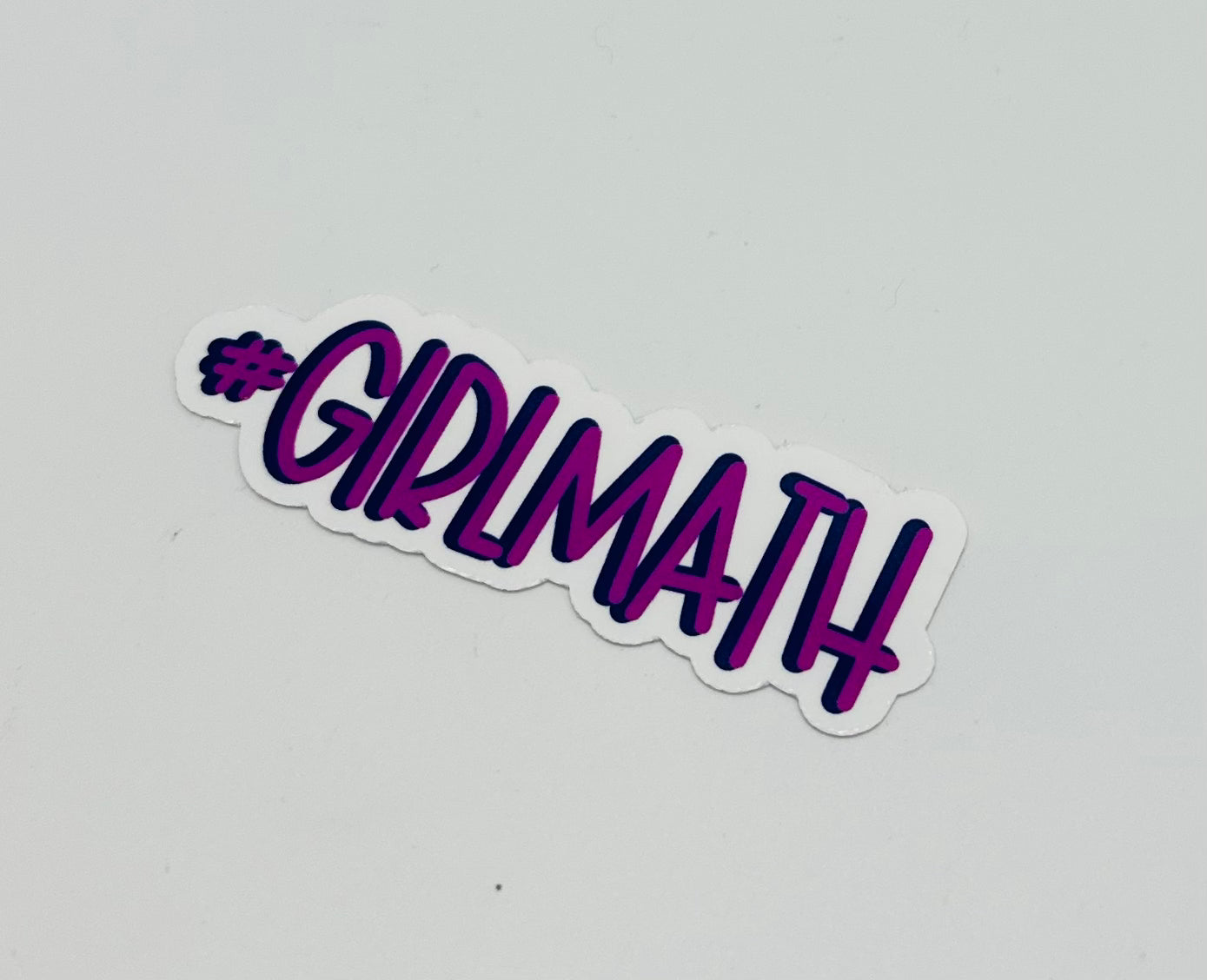 Girl Math Sticker