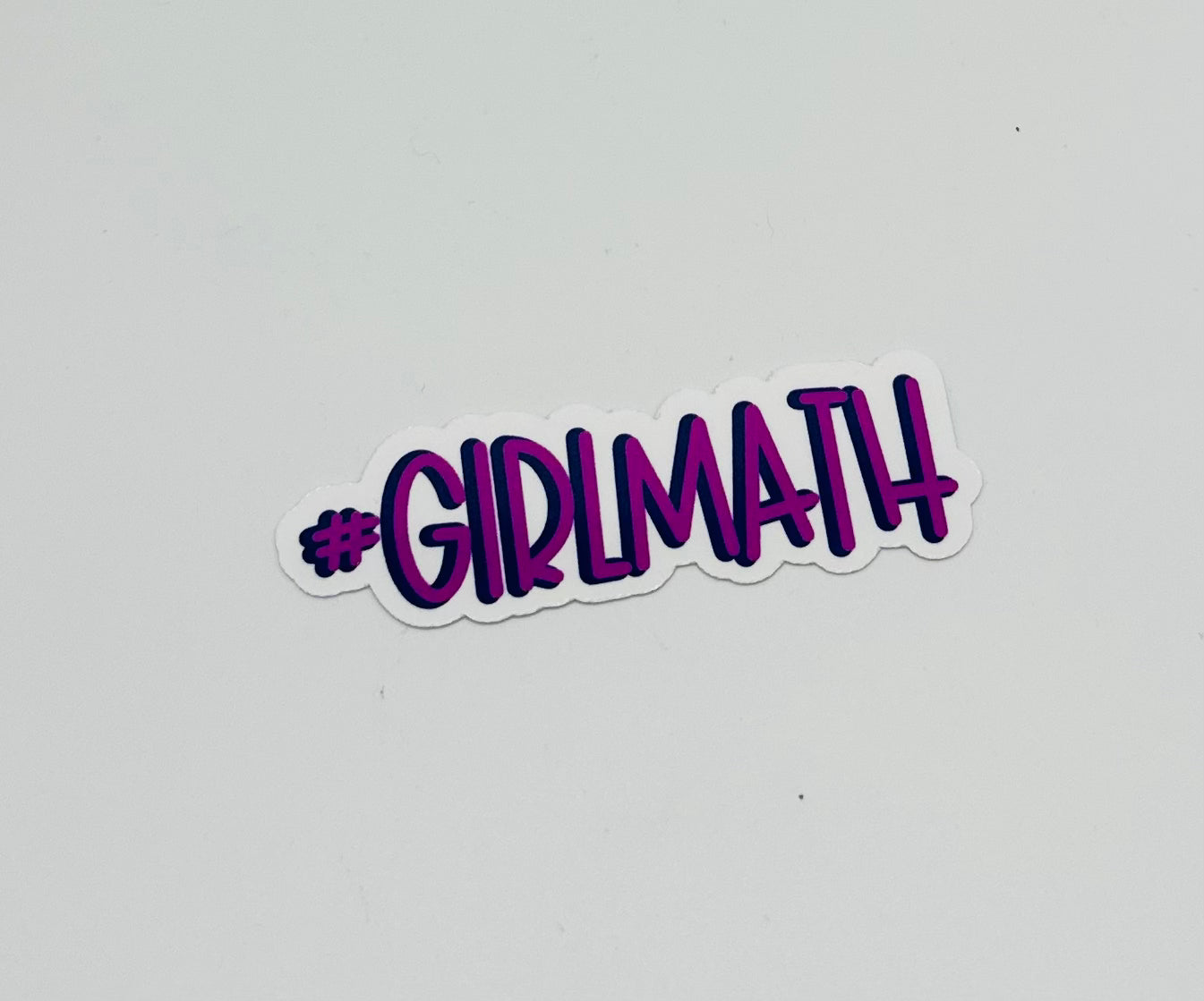 Girl Math Sticker