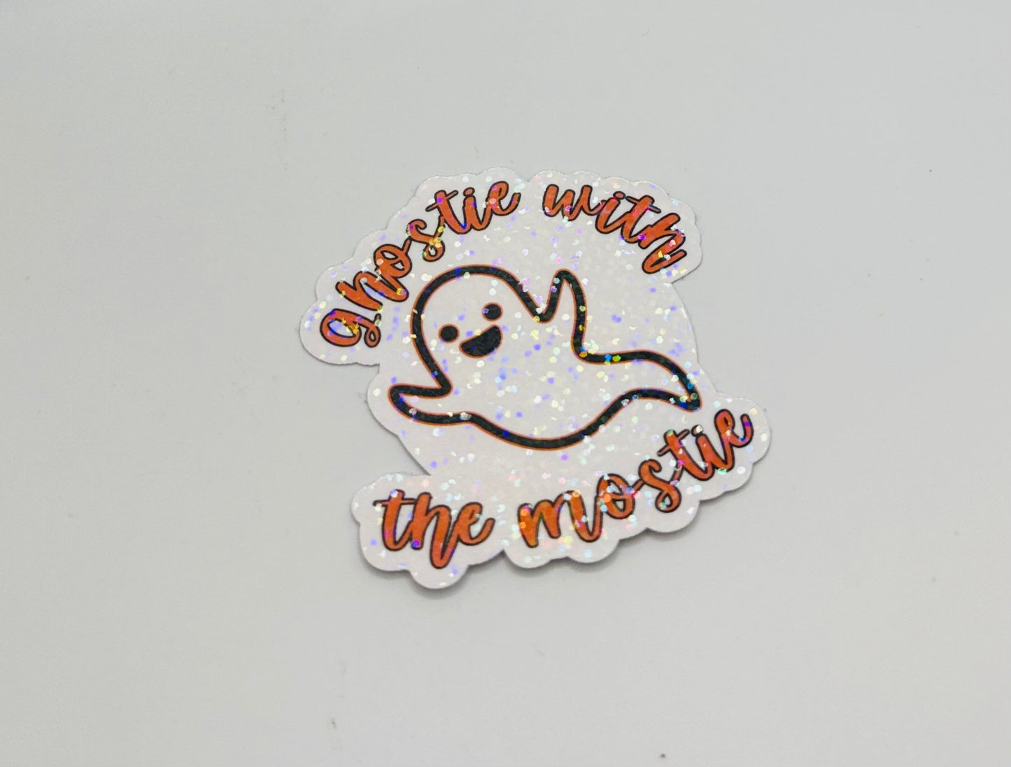 Ghostie with the Mostie Sticker