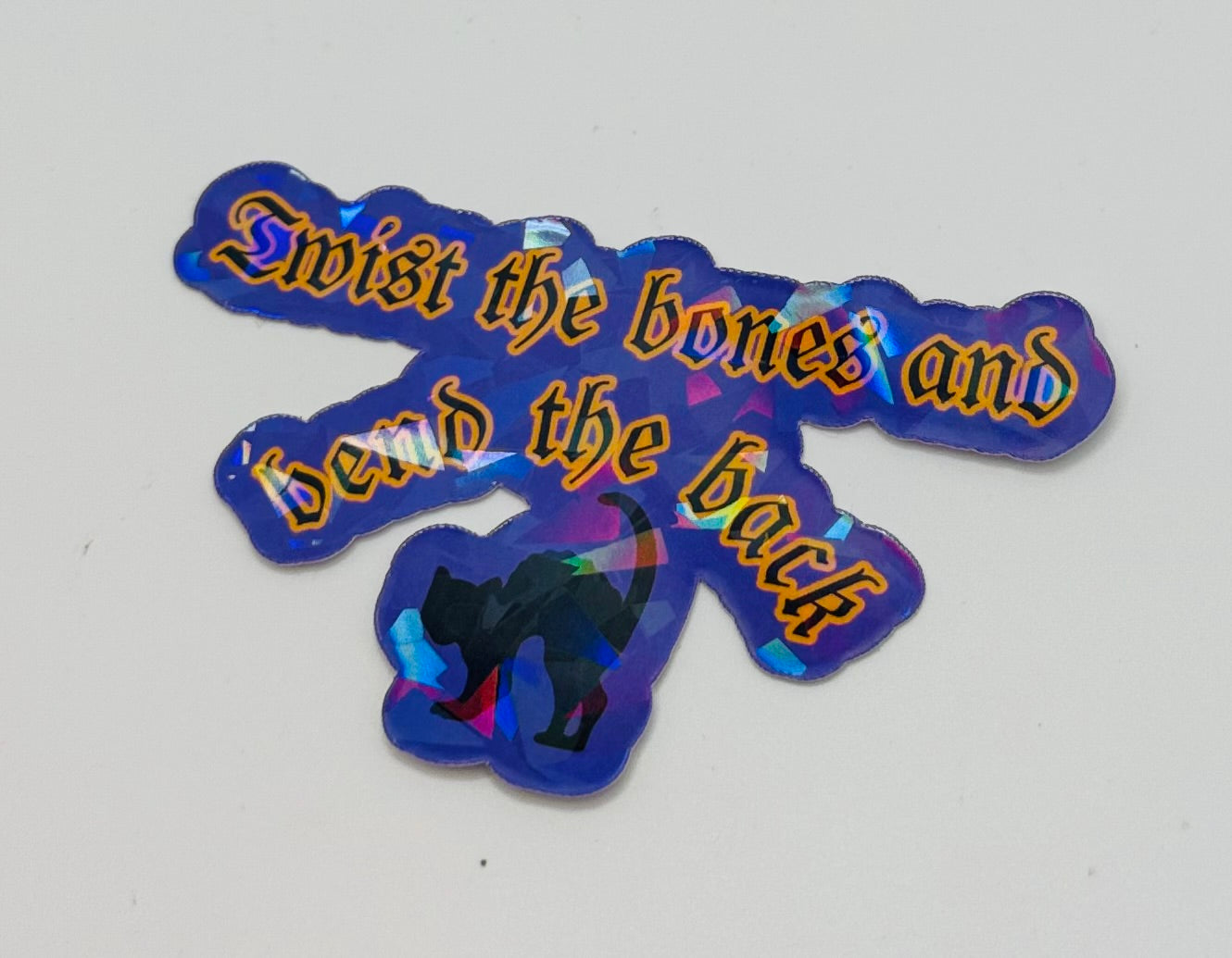 Twist the Bones Holographic Sticker