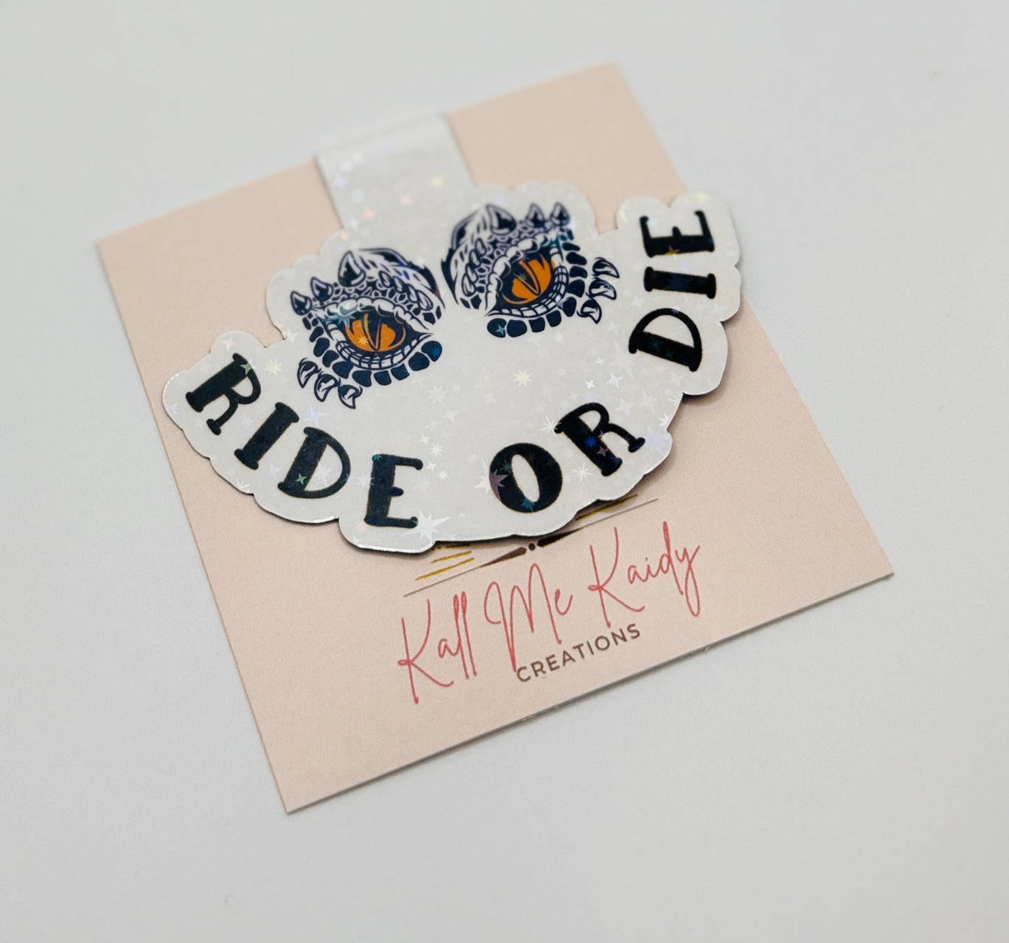 Ride or Die Dragon Magnetic Bookmark