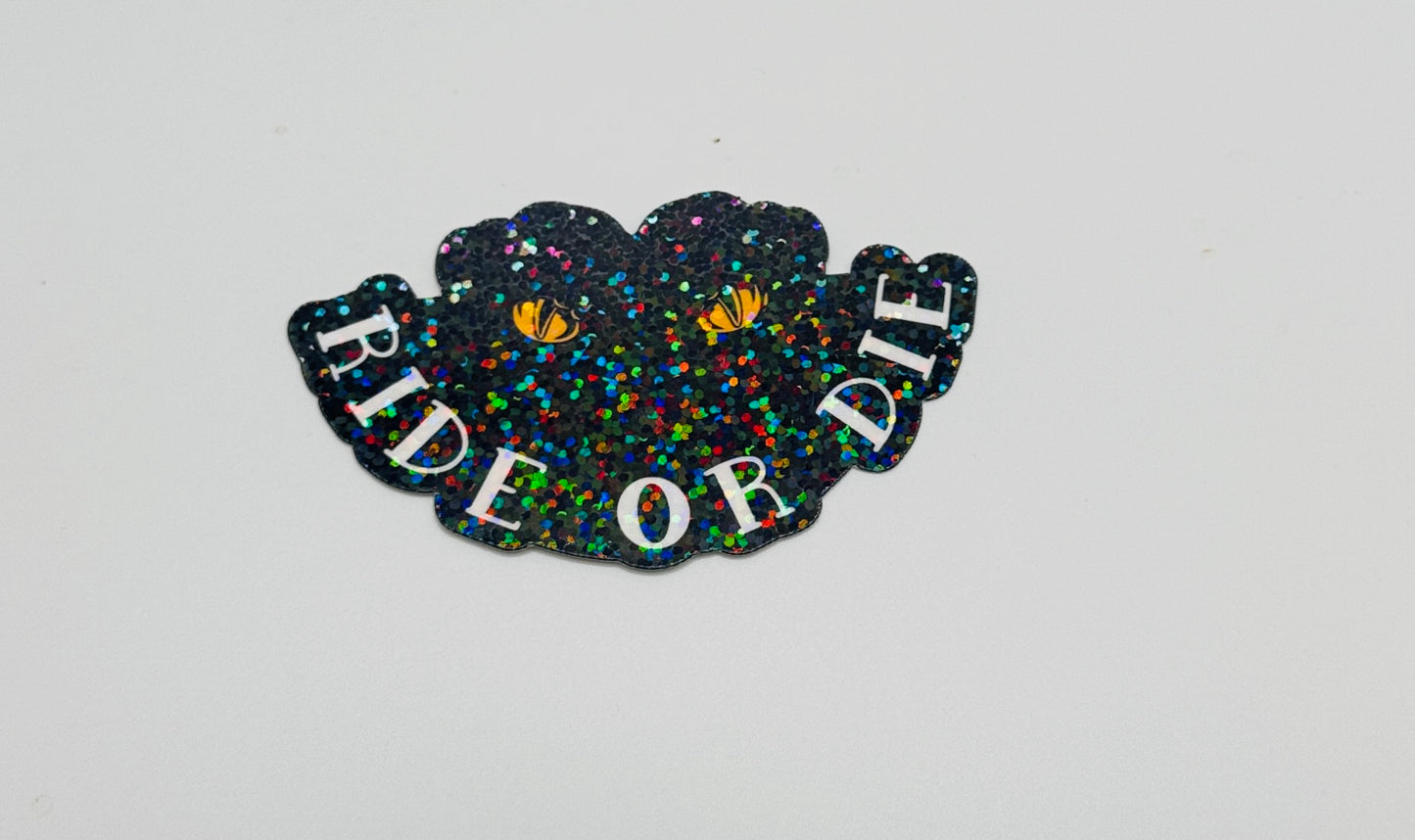 Ride or Die Dragon Eyes Sticker