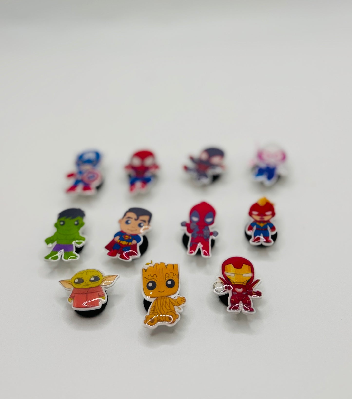 Superhero Croc/Shoe Charms