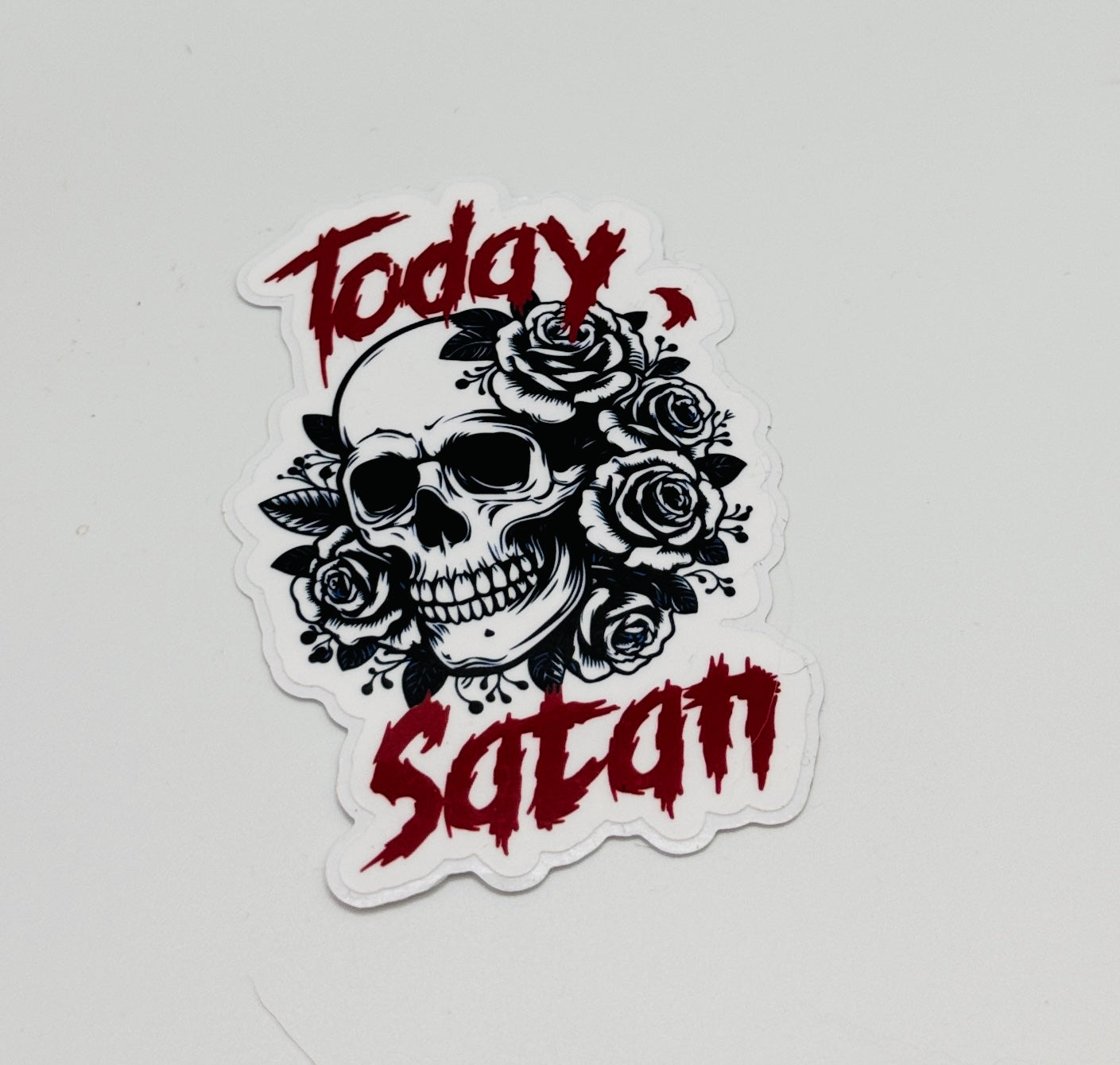 Today Satan Sticker