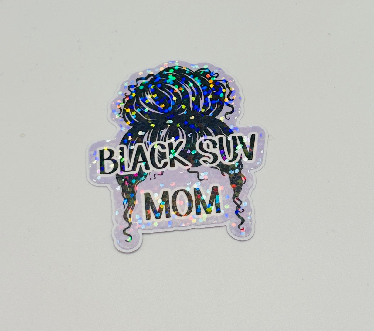 SUV Mom Holographic Sticker