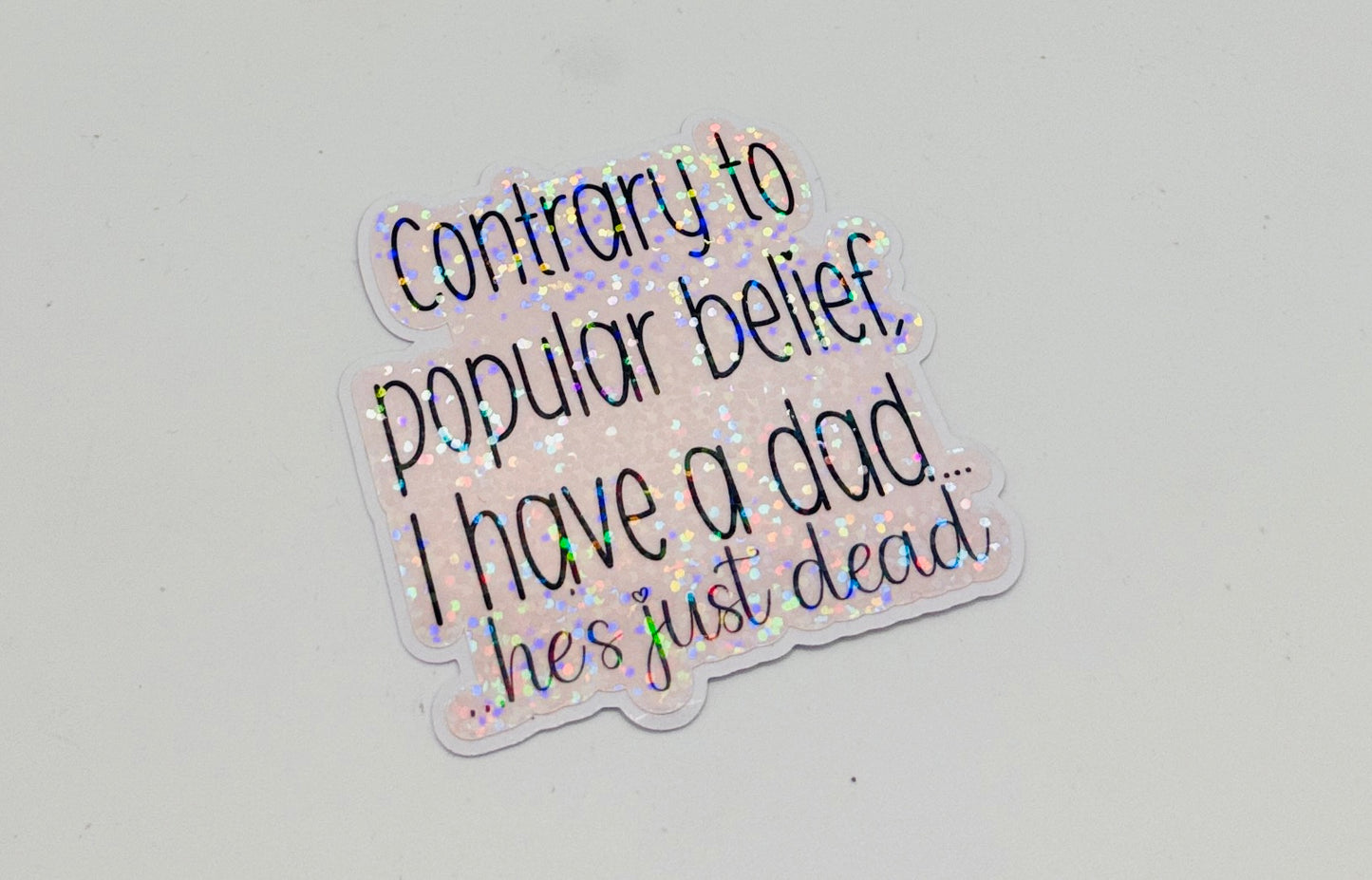 Dead Parents Sticker