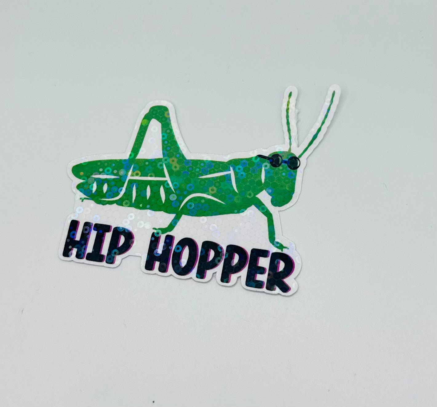 Hip Hopper Grasshopper Sticker