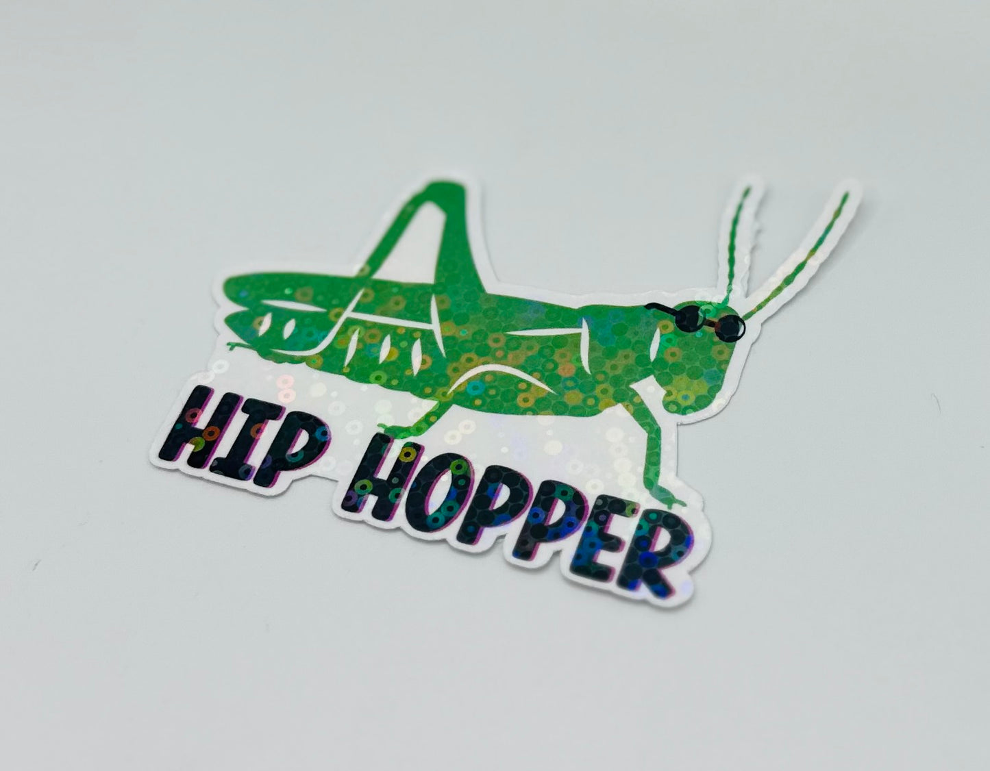 Hip Hopper Grasshopper Sticker