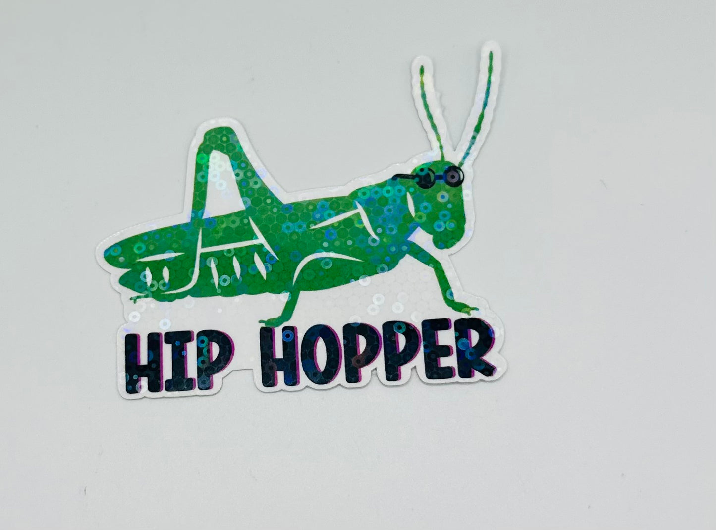 Hip Hopper Grasshopper Sticker