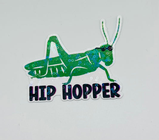 Hip Hopper Grasshopper Sticker