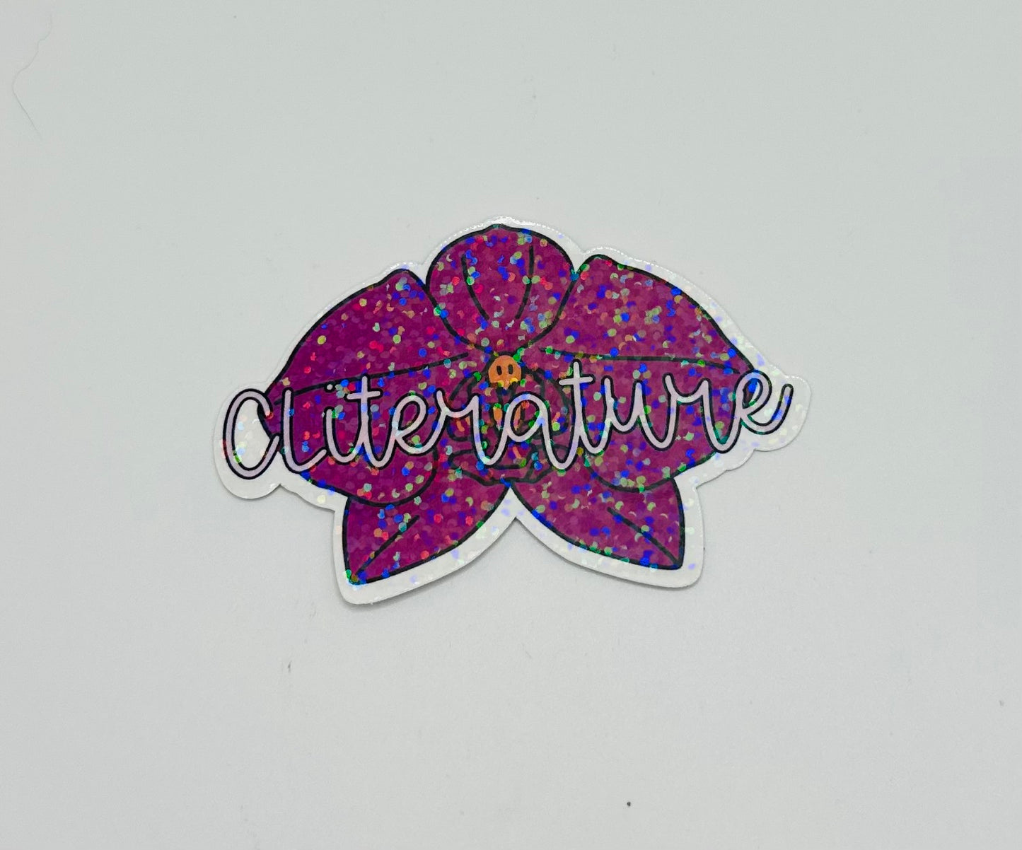 Cliterature Sticker