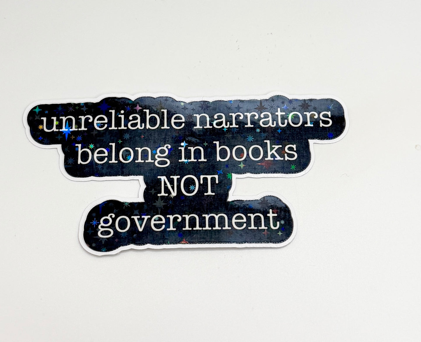 Unreliable Narrator Sticker