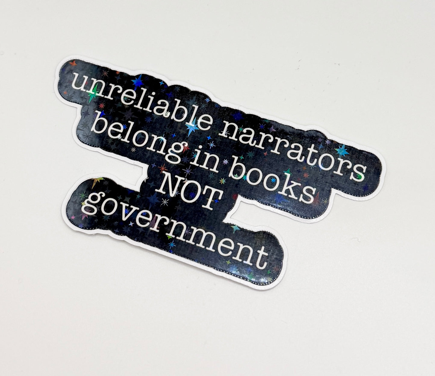 Unreliable Narrator Sticker