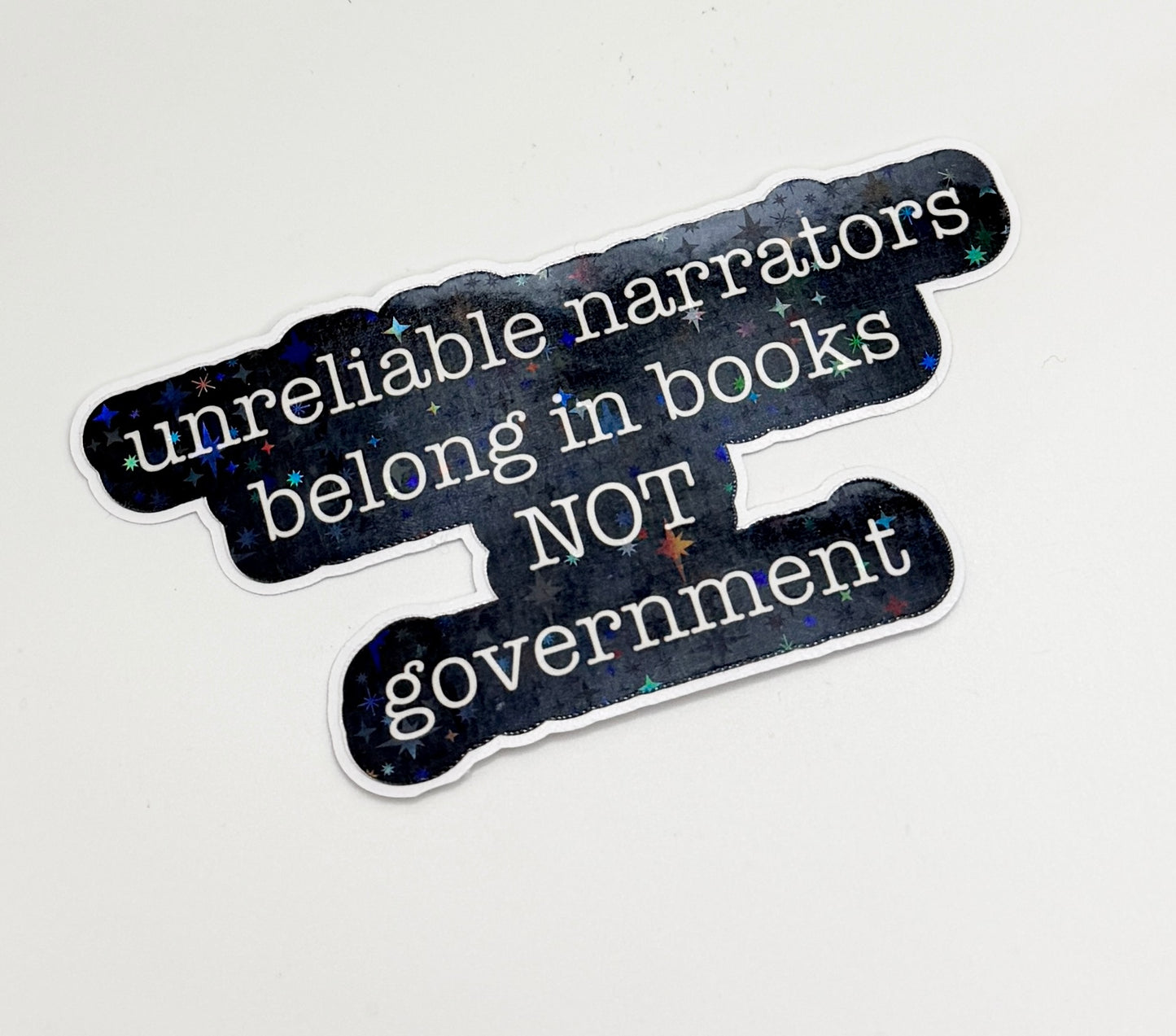 Unreliable Narrator Sticker