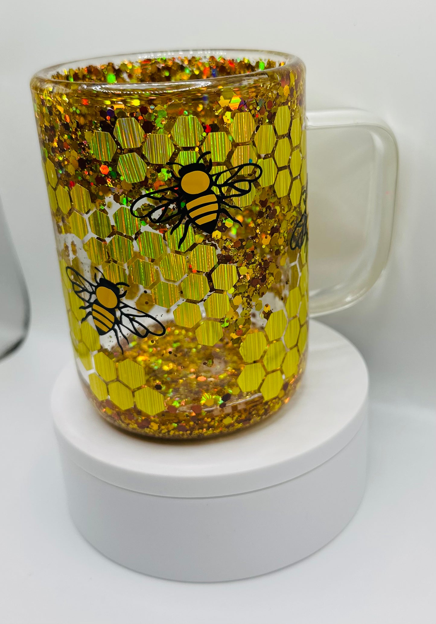 Bee Snow Globe Mug