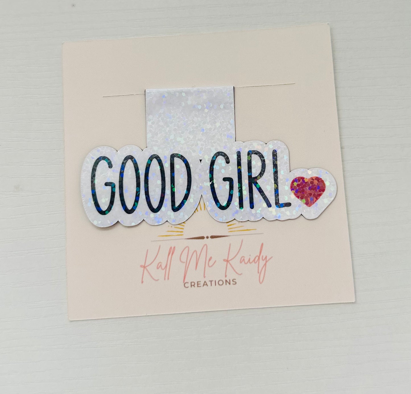 Good Girl Holographic Magnetic Bookmark