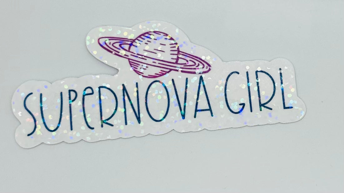 Supernova Girl Sticker