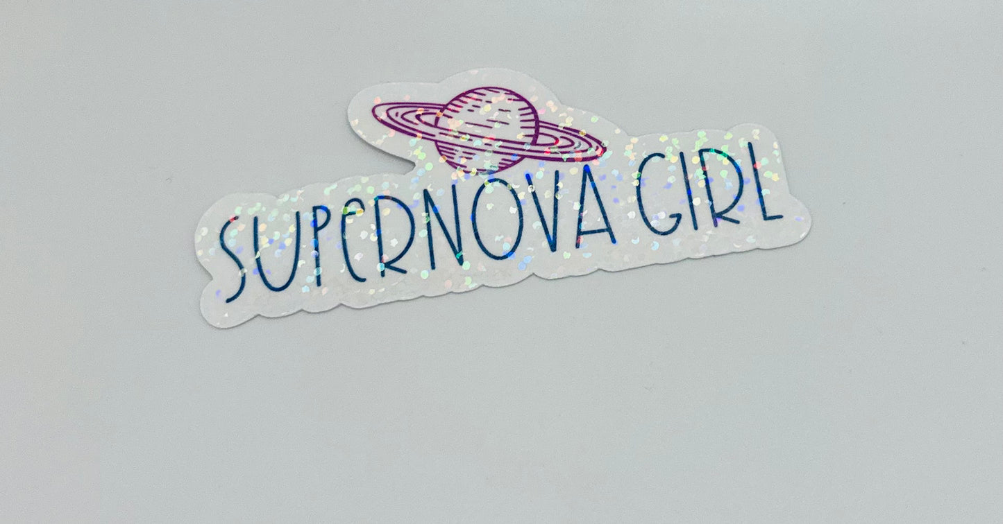 Supernova Girl Sticker