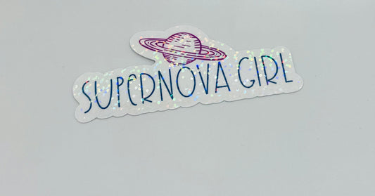 Supernova Girl Sticker