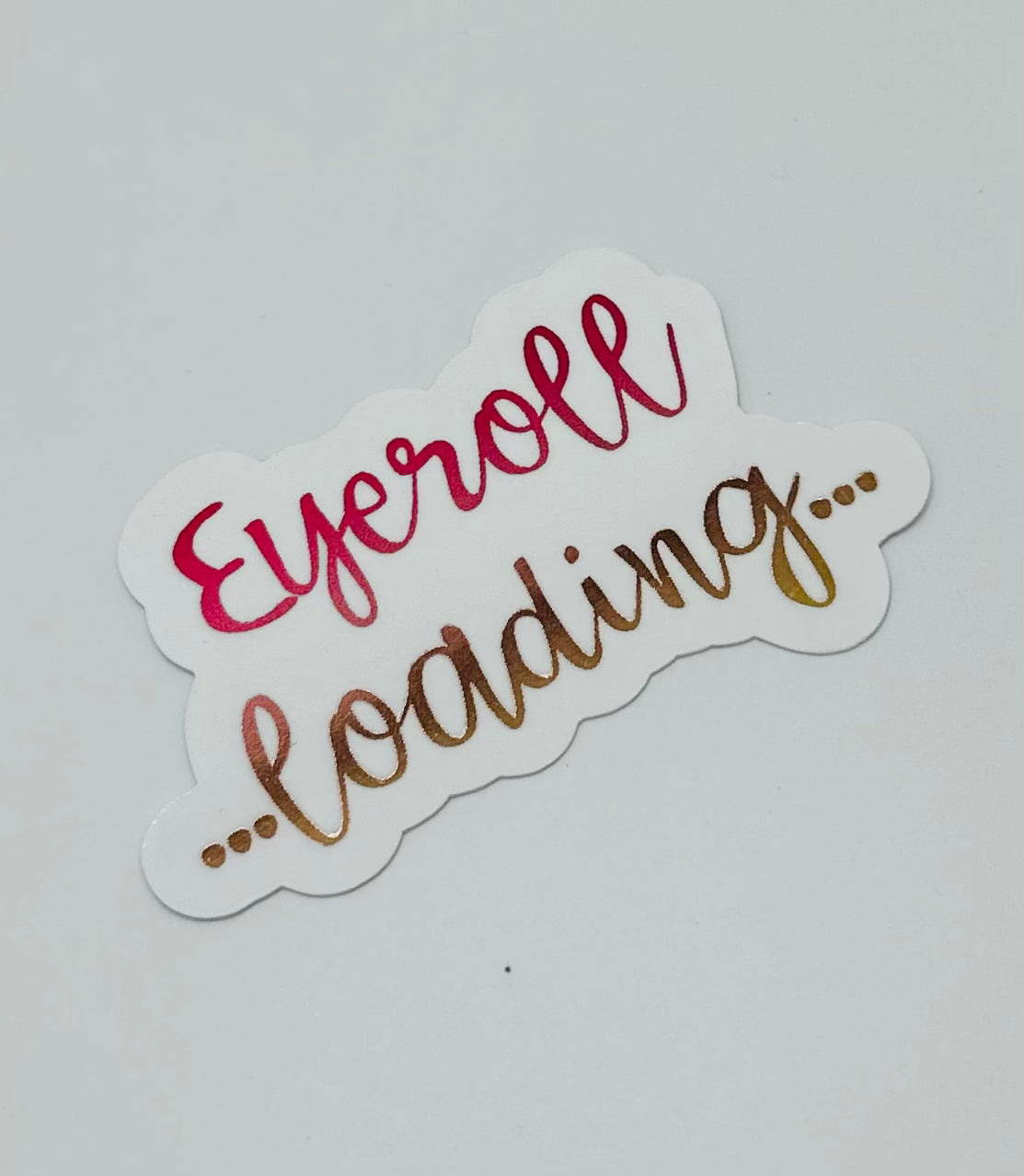 Eyeroll Loading Sticker