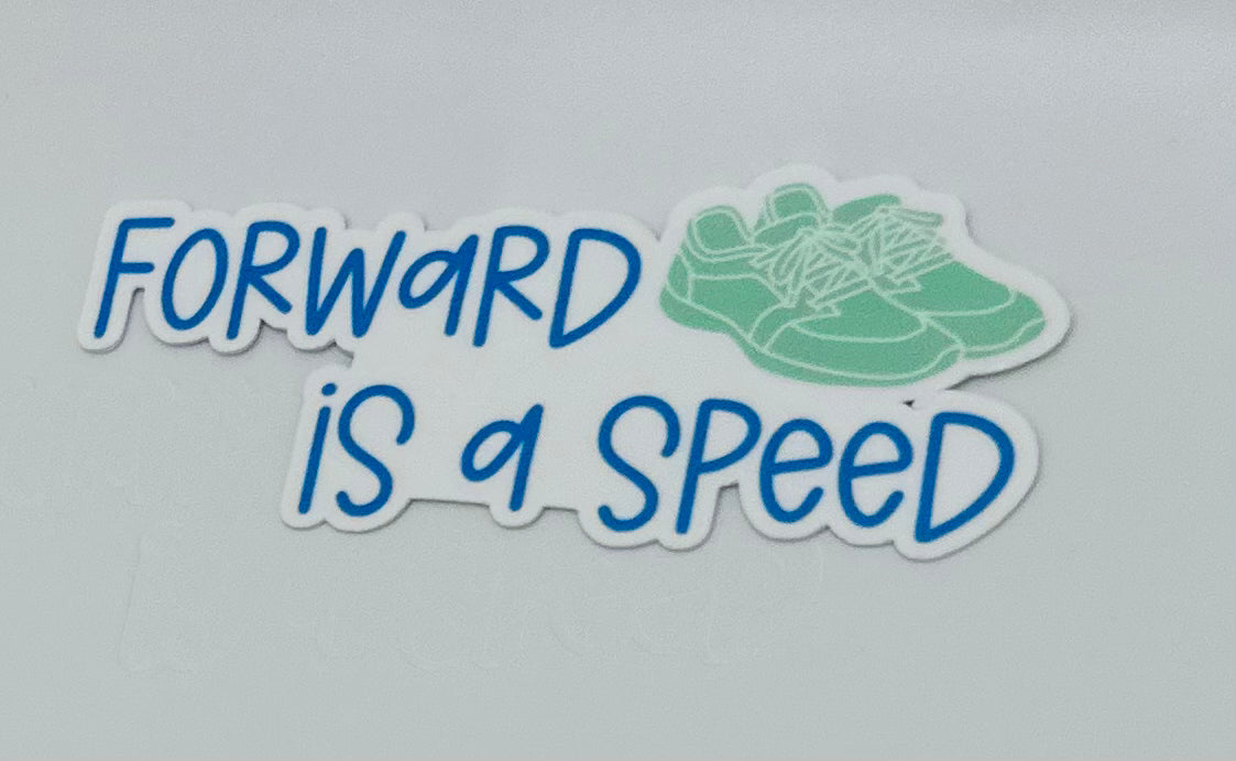 Forward is a Speed Sticker