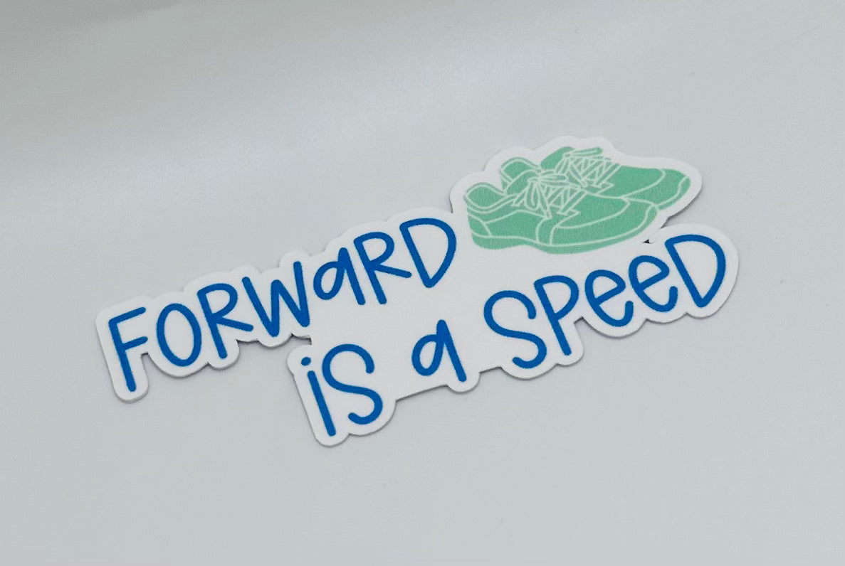 Forward is a Speed Sticker