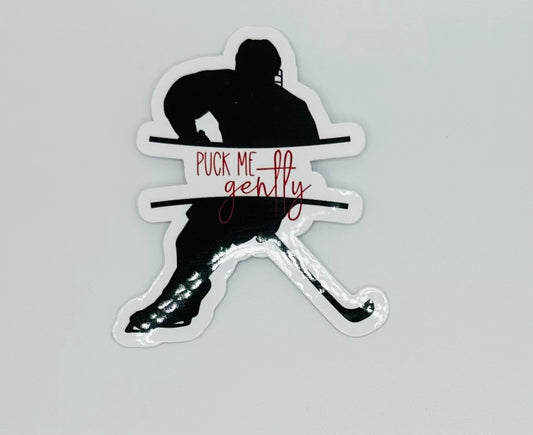 Puck Me Gently Sticker