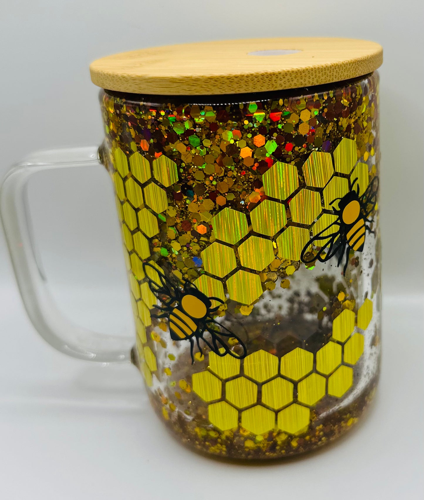 Bee Snow Globe Mug