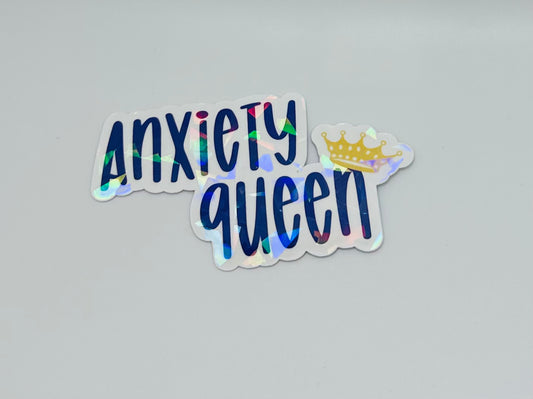 Anxiety Queen Sticker