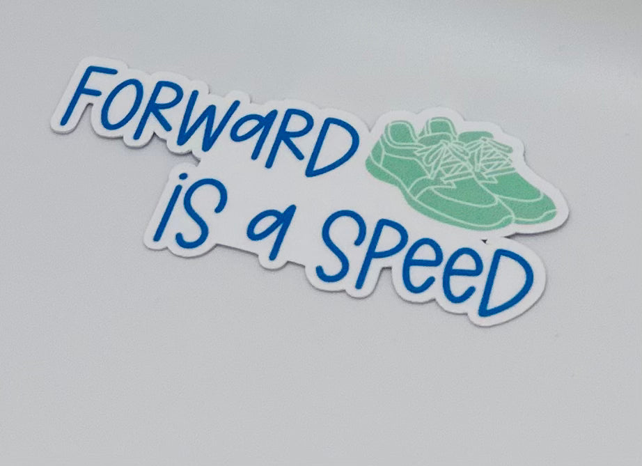 Forward is a Speed Sticker