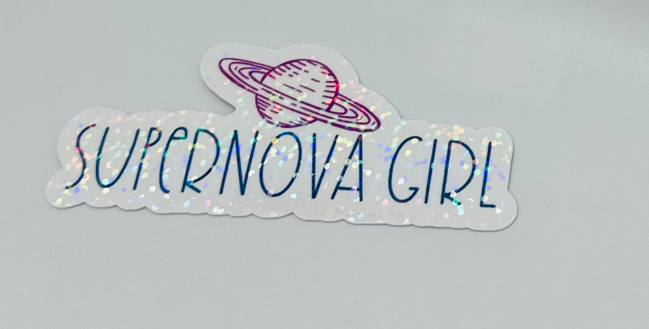 Supernova Girl Sticker