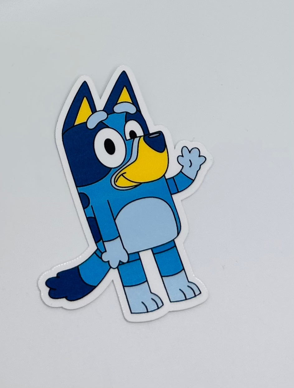 Bluey Waving Sticker