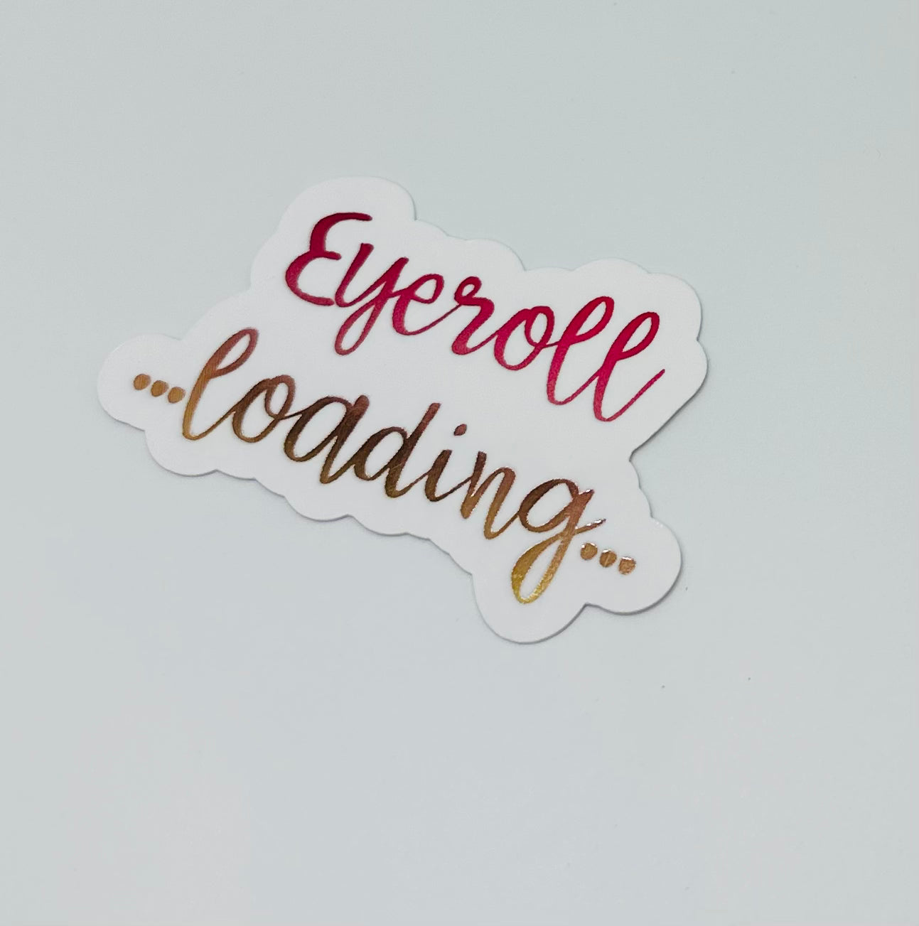 Eyeroll Loading Sticker