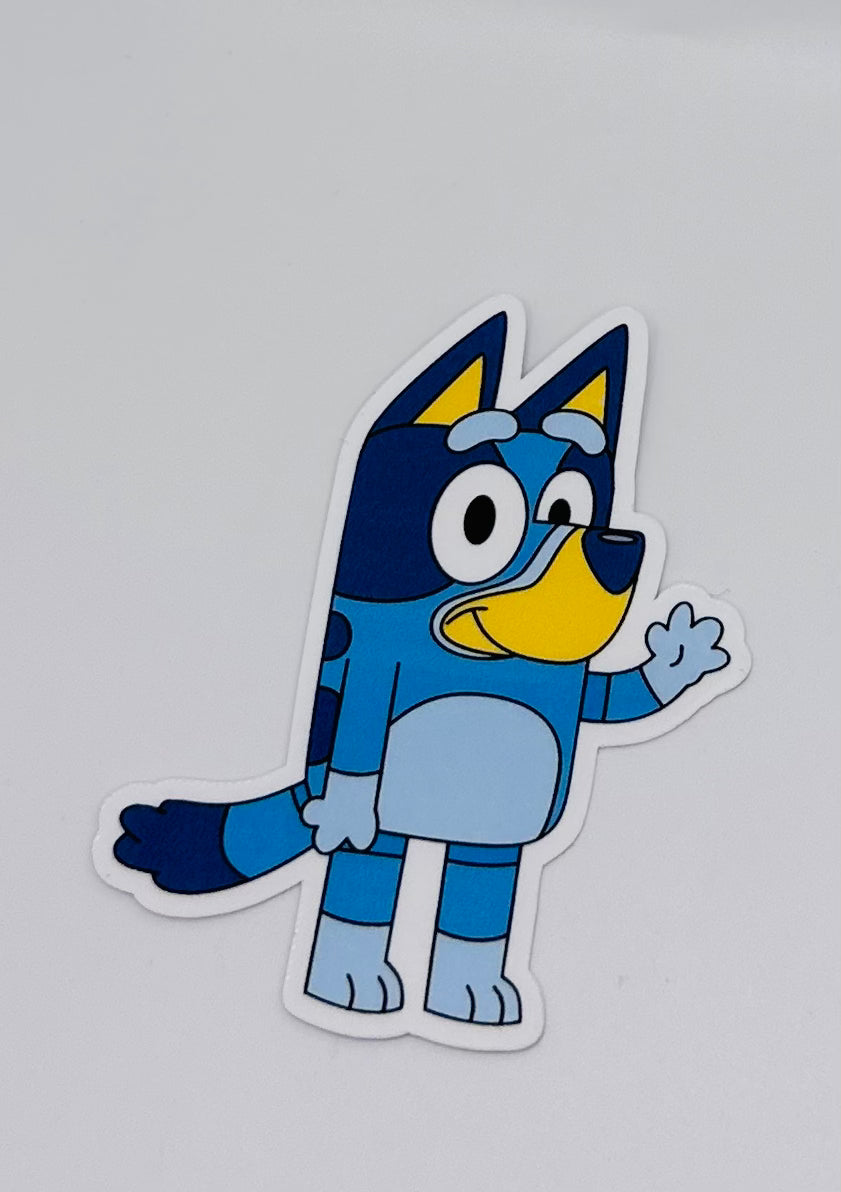 Bluey Waving Sticker