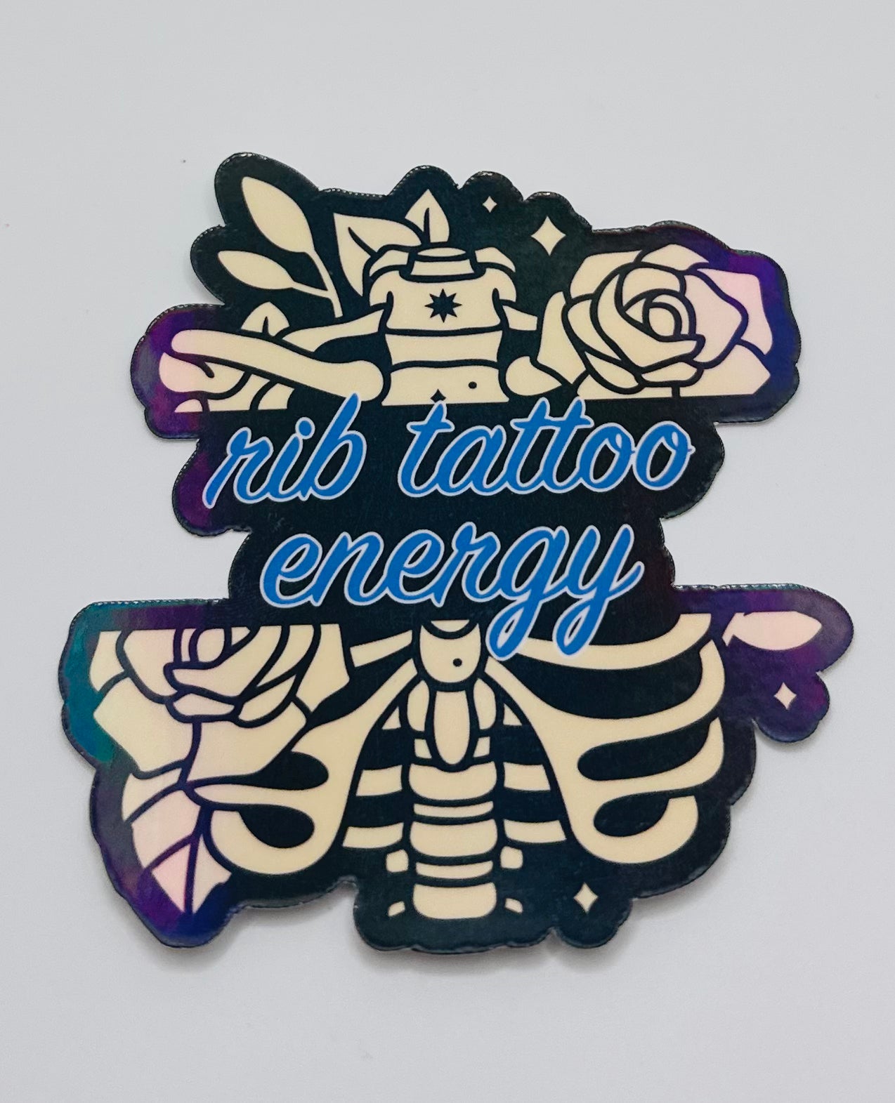 Rib Tattoo Energy Sticker