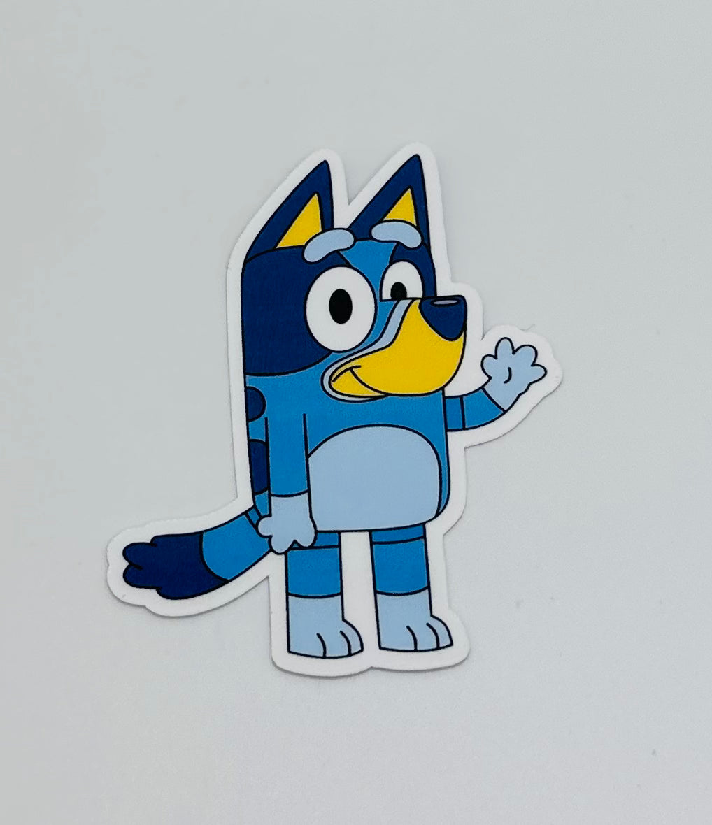 Bluey Waving Sticker