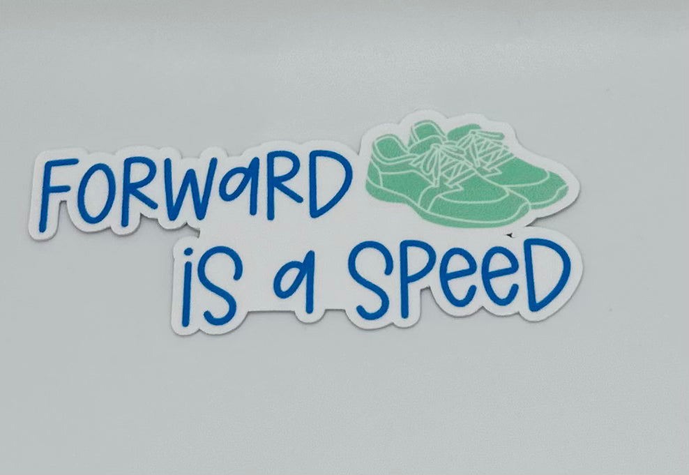 Forward is a Speed Sticker