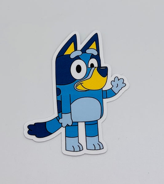 Bluey Waving Sticker